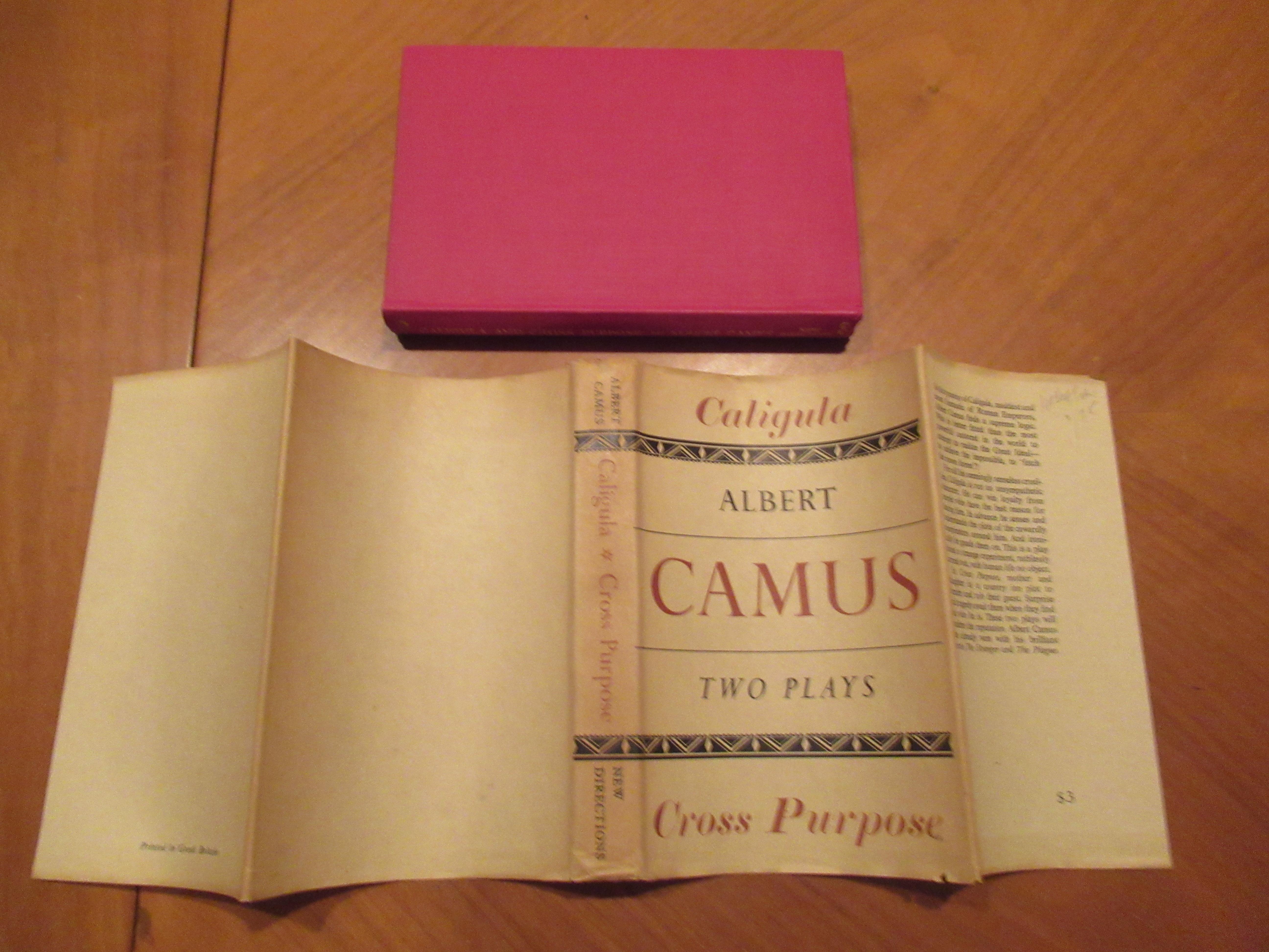 [Two Plays]: Caligula And Cross Purpose [Le Malentendu] by Camus ...