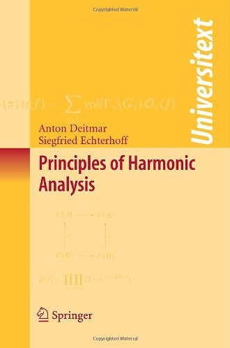 Principles of Harmonic Analysis (Universitext) [Soft Cover ] - Deitmar, Anton