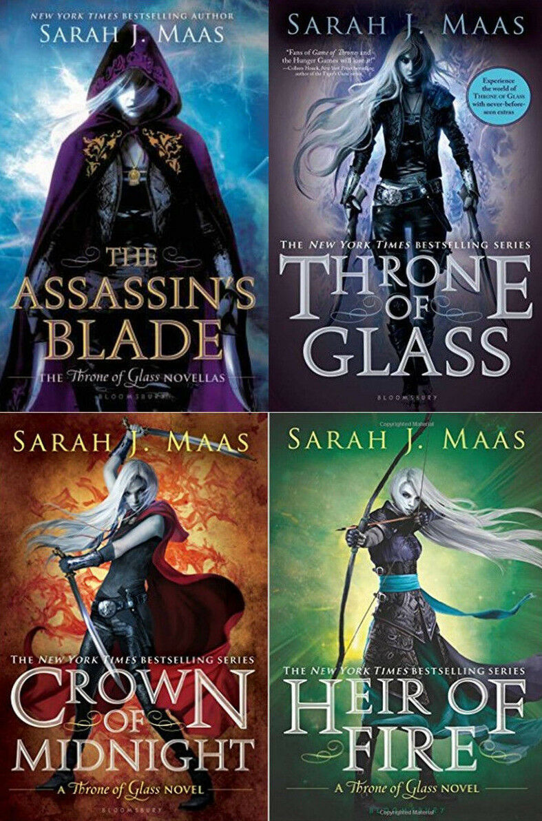Throne of Glass Series by Sarah J Maas New Lakeside Books