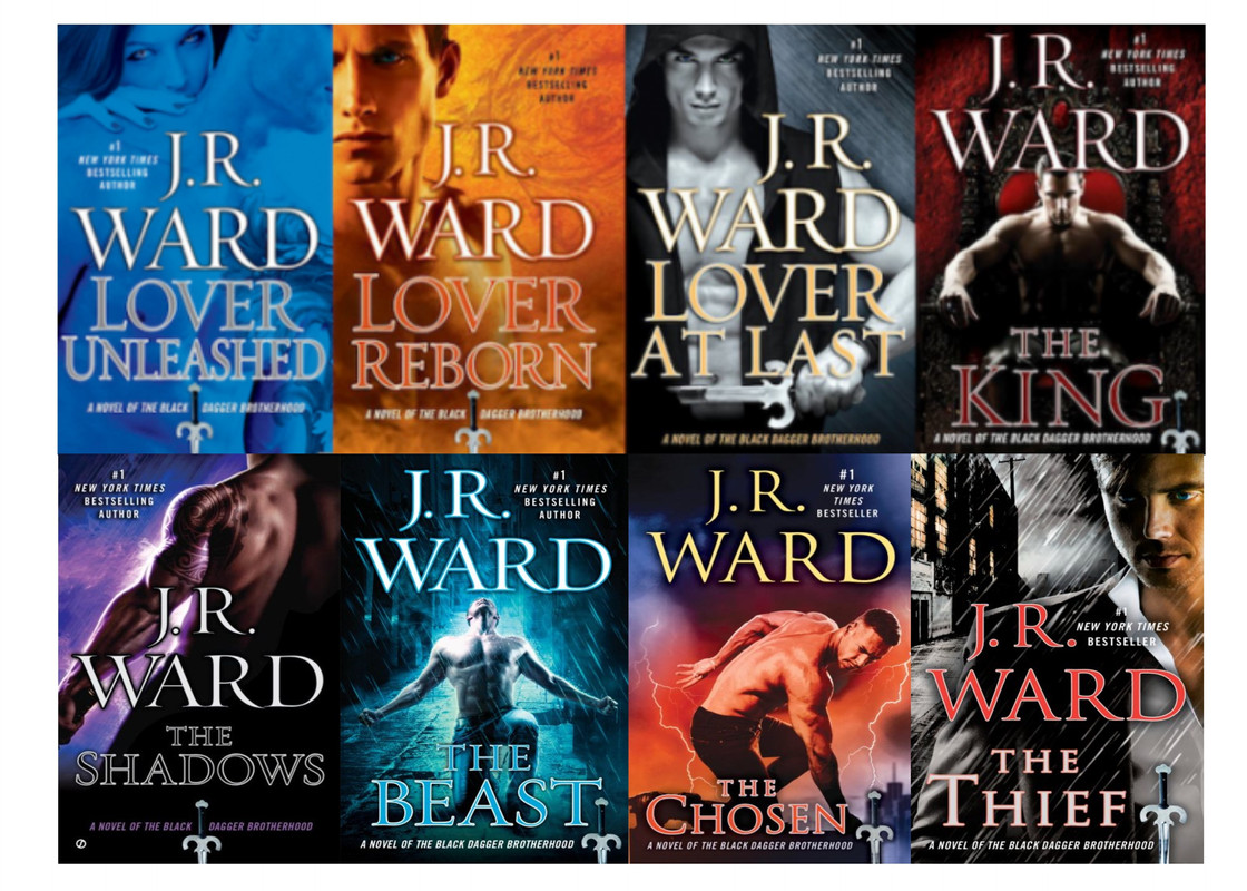 BLACK DAGGER BROTHERHOOD Paranormal Series by J.R. Ward Set of Books 9