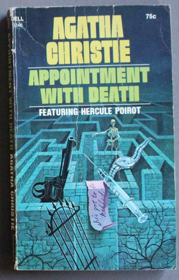 APPOINTMENT WITH DEATH - a Hercule Poirot Mystery. . (cover Depicts Gun