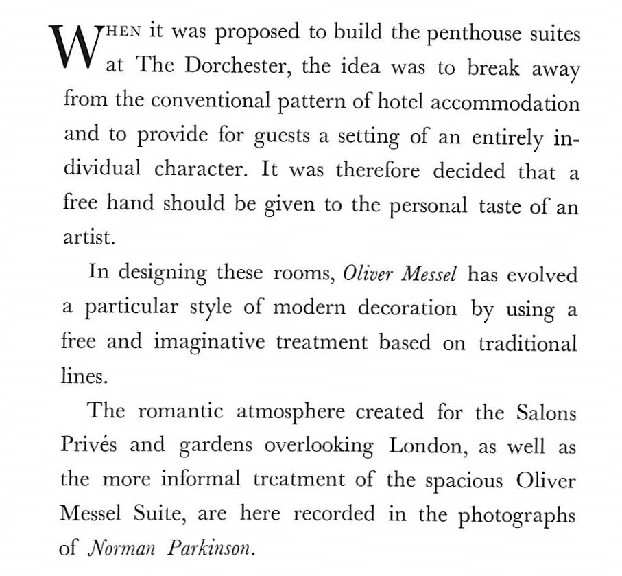 The Oliver Messel Suite: Also The Salons Prives: 1st Edition Magazine ...
