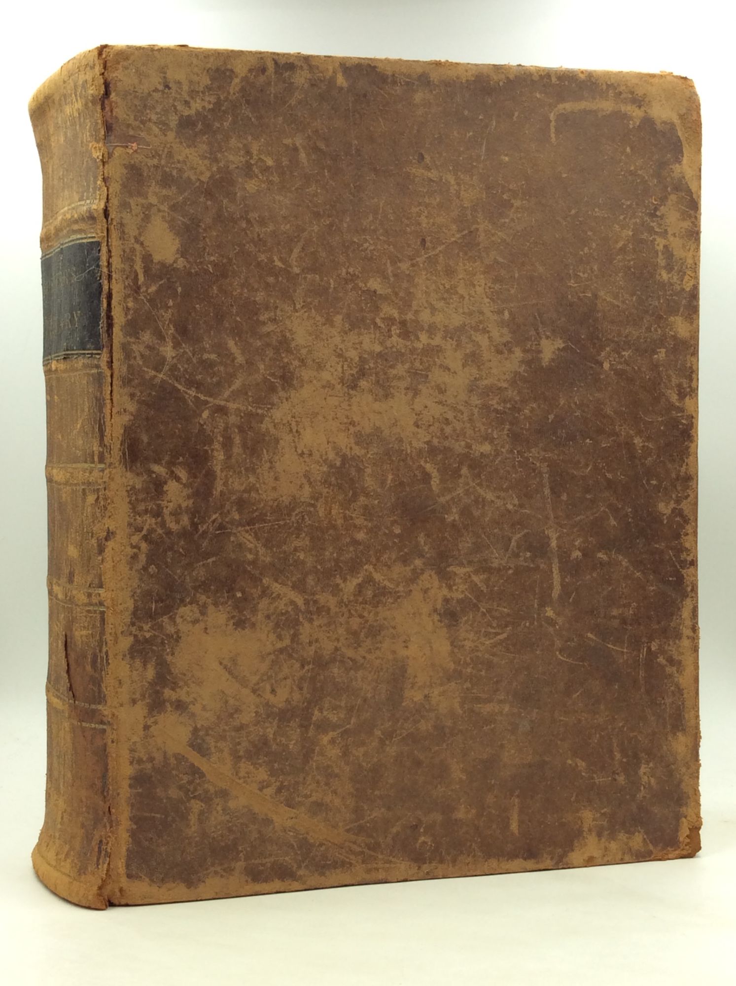A DICTIONARY OF THE ENGLISH LANGUAGE by Joseph E. Worcester Leather