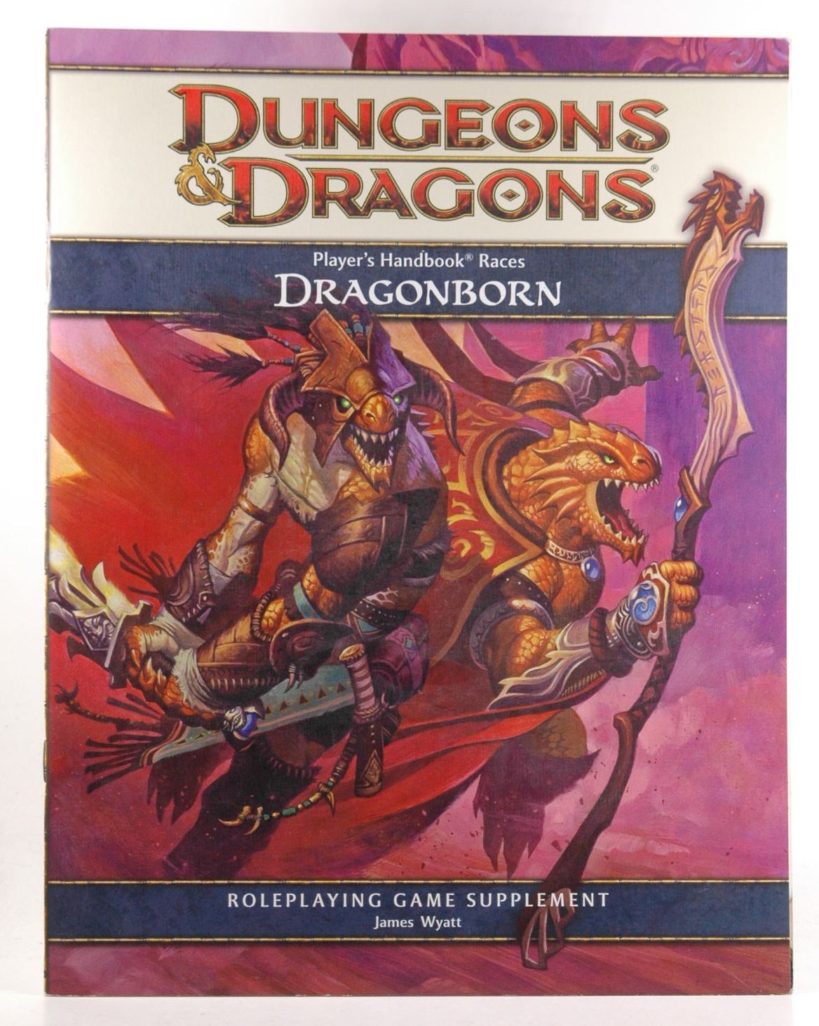 Player's Handbook Races Dragonborn A 4th Edition D&D Supplement by