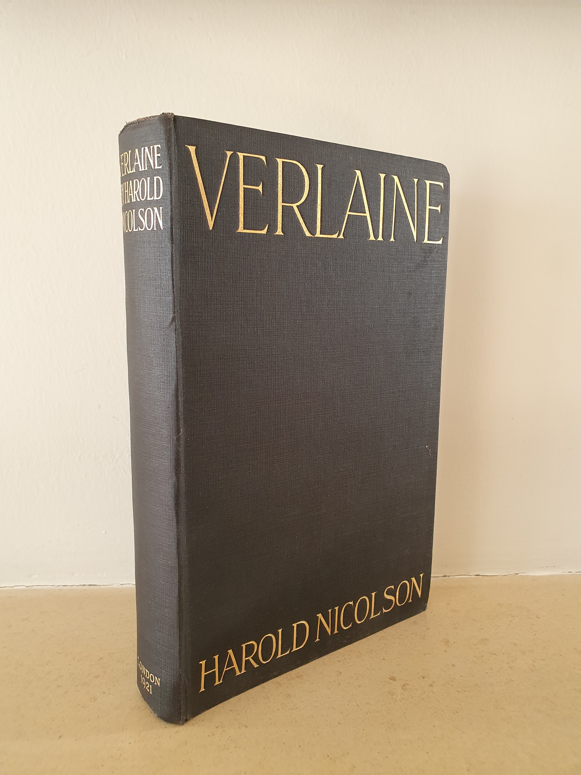 Paul Verlaine by Harold Nicolson Very Good Hardcover (1921) 1st