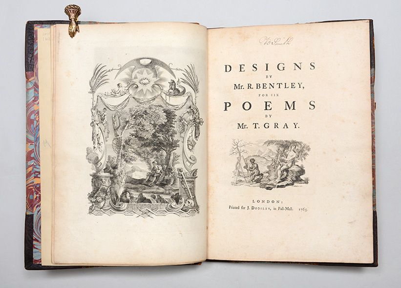 Designs for Mr. R. Bentley for Six Poems by Mr. T. Gray. - GRAY, Thomas.