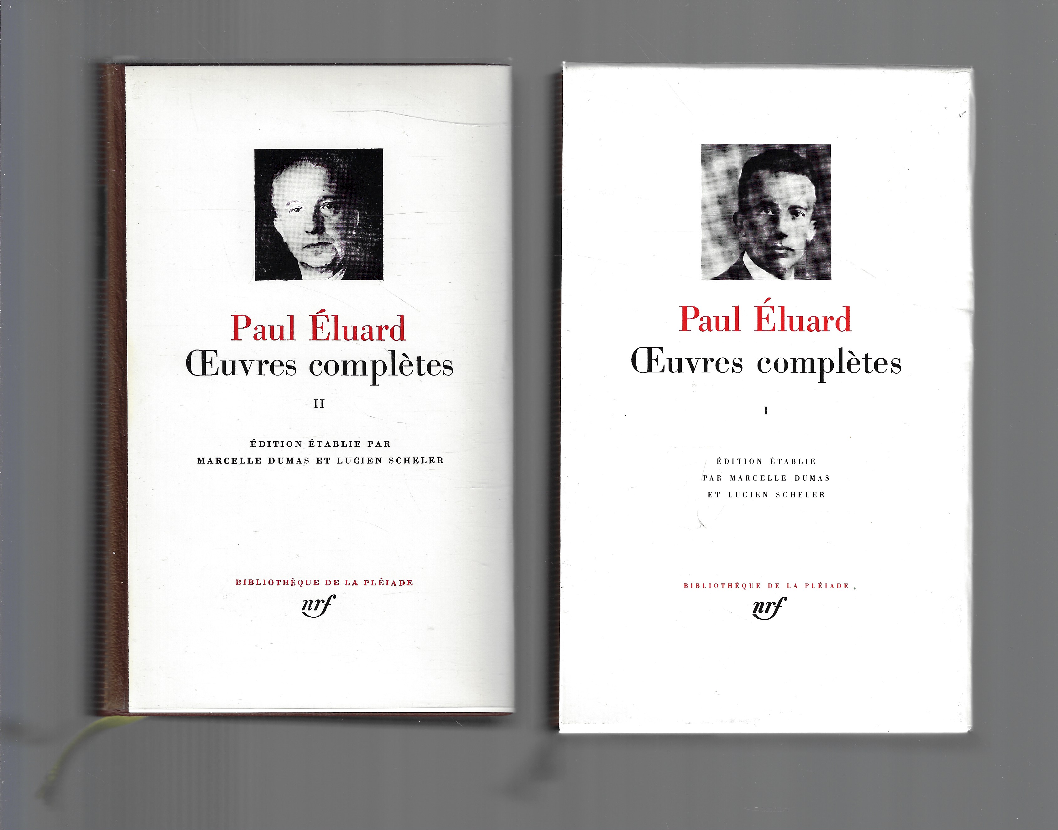 Paul Eluard : Oeuvres complètes, tome 1 et 2 : 1916-1945 1945-1953 - Paul Eluard