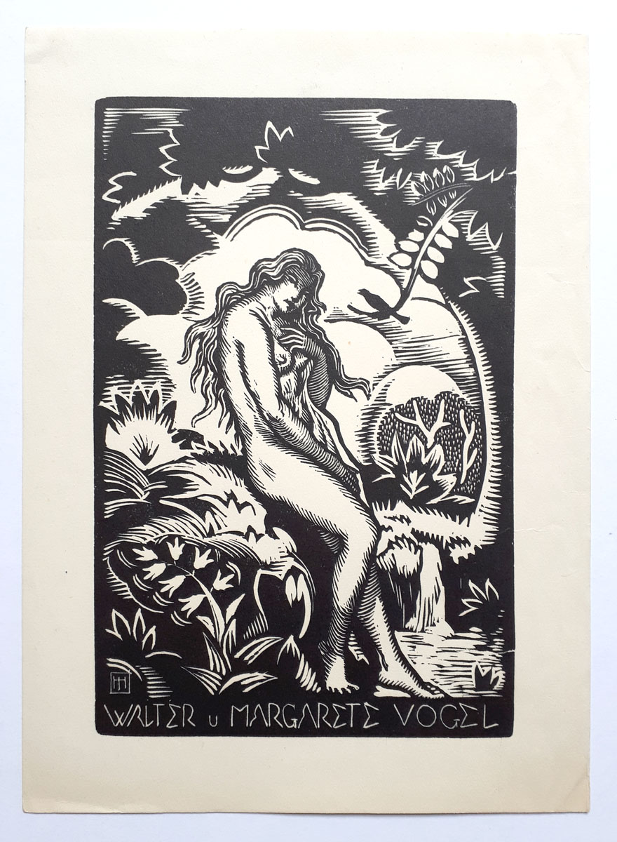 648a Hans Hauke Akt // Act EXLIBRIS