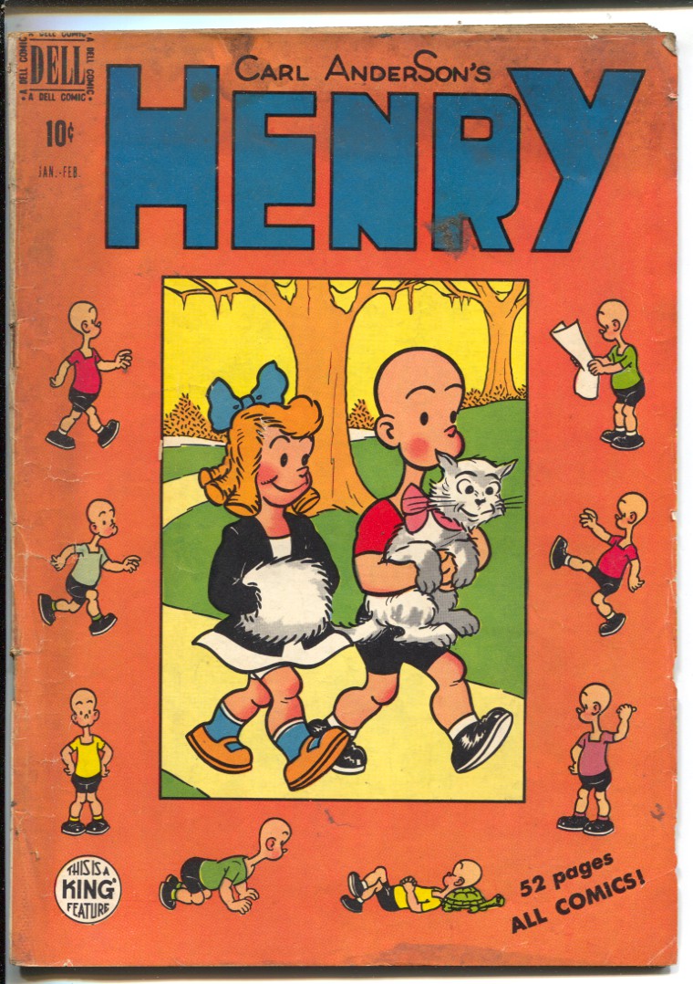 Henry Comics #11 1950- Dell- based on Carl Anderson newspaper comic  strip-VG: (1950) Comic | DTA Collectibles