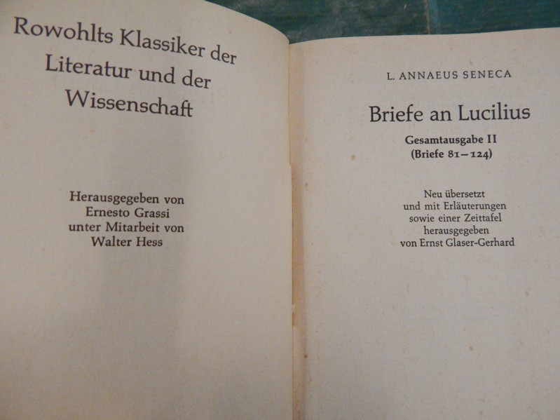 Seneca L Annaeus Abebooks