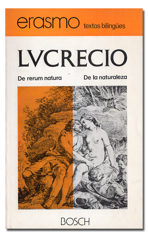 De rerum natura. De la naturaleza. Tomo II [2] [Ed. bilingüe, en latín y en  castellano]. de LUCRECIO CARO [LUCRETII CARI] (T.).: (1976) | Librería  Berceo (Libros Antiguos)