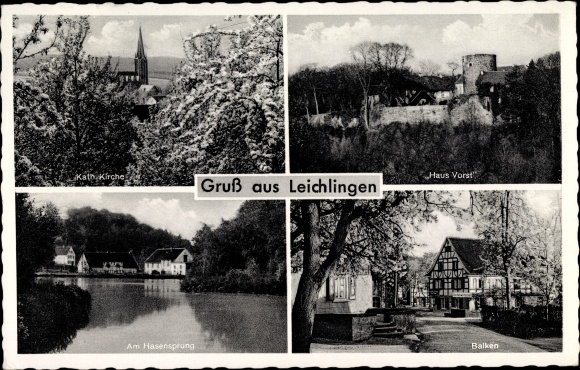 Ansichtskarte / Postkarte Leichlingen im Rheinland, Katholische Kirche
