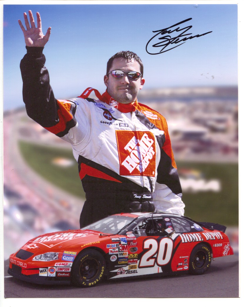 Dale Earnhardt #8 Monte Carlo NASCAR Autographed Photo 8 x 10-Hologram