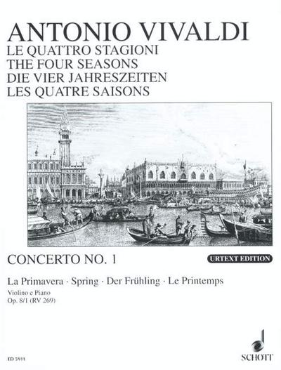 Die vier Jahreszeiten - Der Frühling : Violino e Piano - Antonio Vivaldi