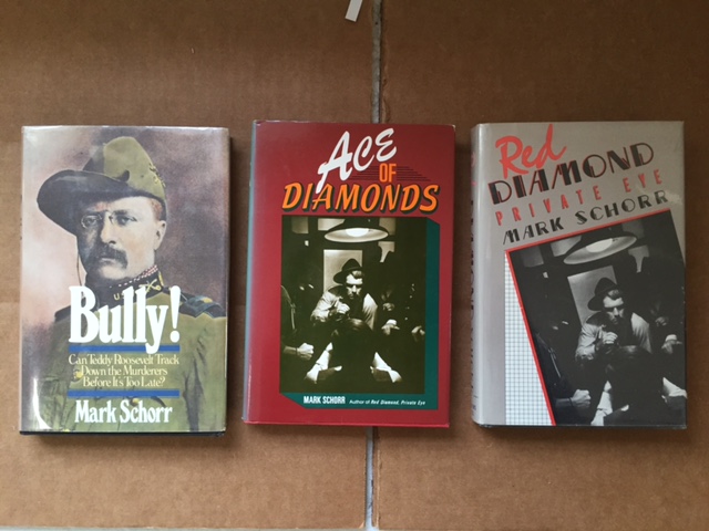 Ace of Diamonds (signed) & Red Diamond Private Eye & Bully! (3 books) Schorr, Mark [Fine] [Hardcover]