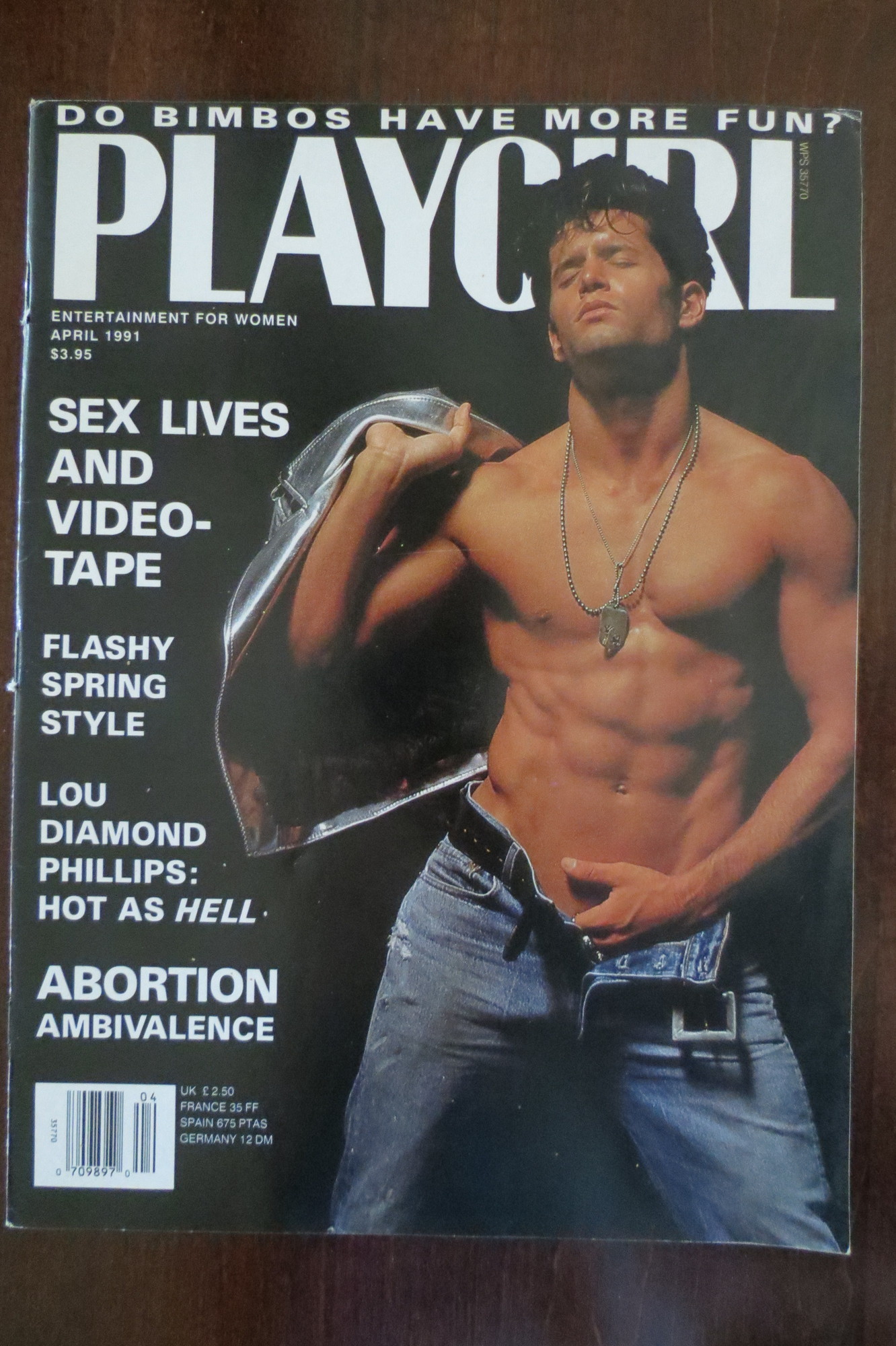 PLAYGIRL MAGAZINE, APRIL 1991: (1991) Magazine / Periodical | Sage Rare