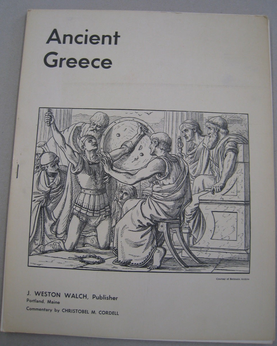 Ancient Greece [Posters] Christobel M. Cordell [Very Good]