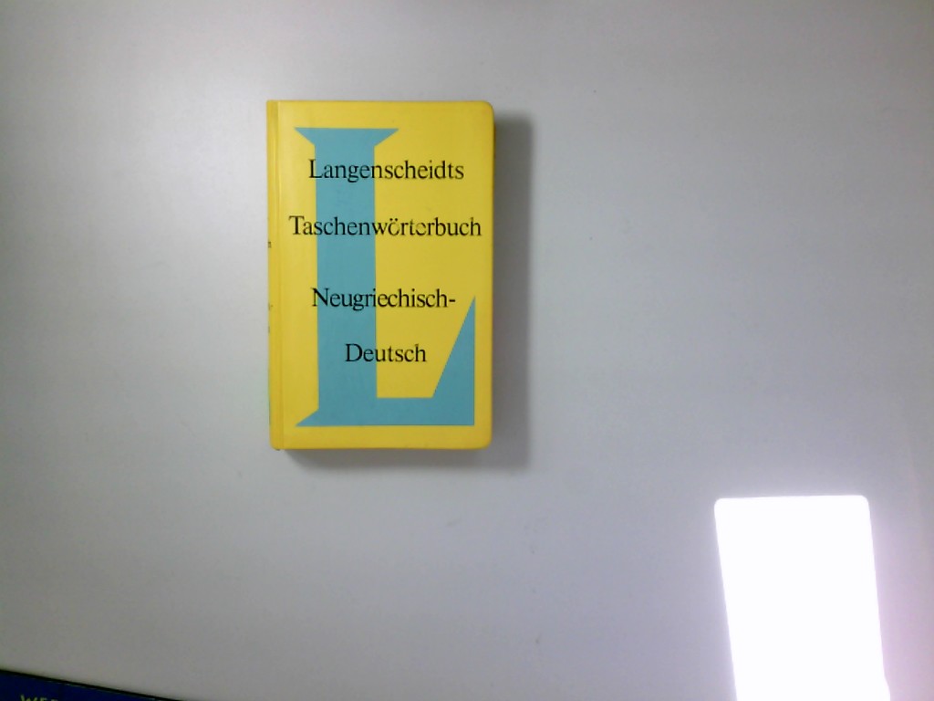 Langenscheidts Taschenwörterbuch Neugriechisch-Deutsch / Deutsch-Neugriechisch [2 Bände in 1 Buch] - Heinz F. Wendt
