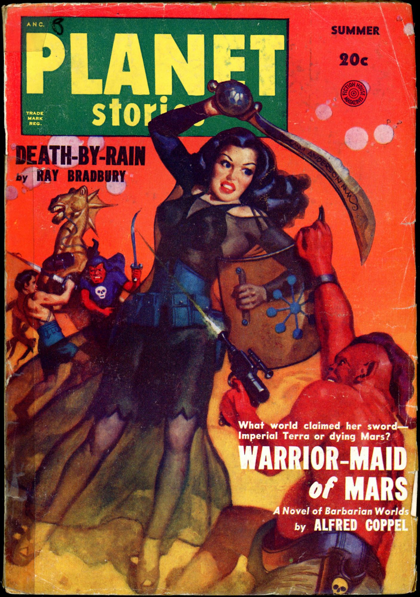 PLANET STORIES by [RAY BRADBURY]. PLANET STORIES. Summer 1950