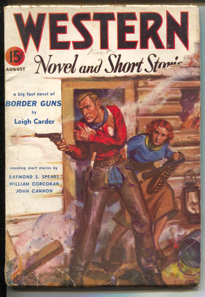 Western Novels and Short Stories Pulp August