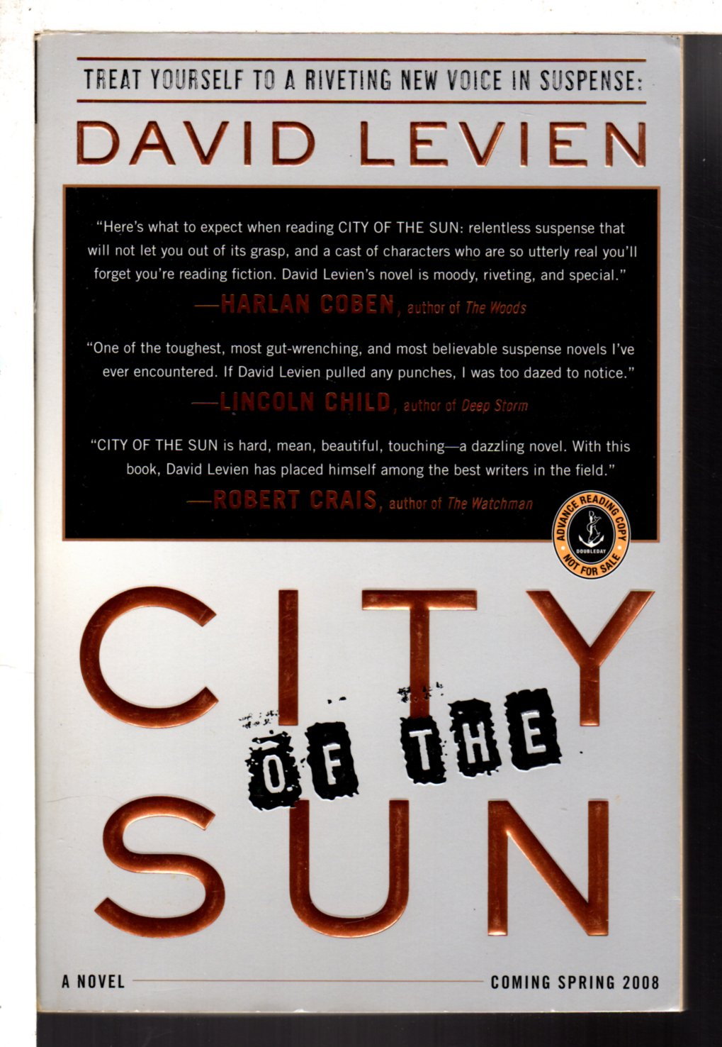 CITY OF THE SUN - Levien, David.