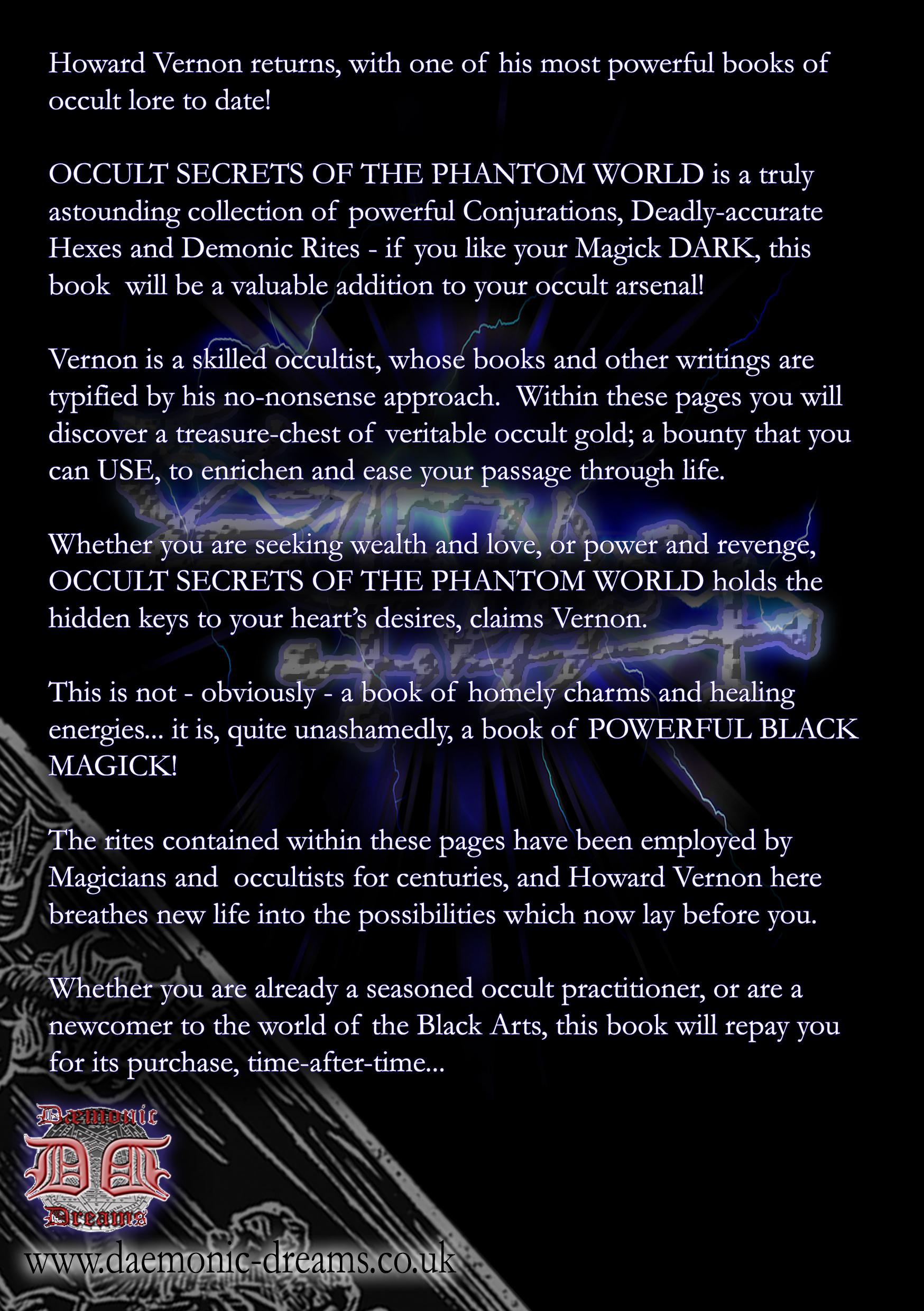 OCCULT SECRETS OF THE PHANTOM WORLD Howard Vernon Finbarr Magic Magick Spells