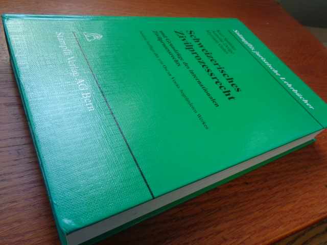 Schweizerisches Zivilprozessrecht 9. auflage - Spühler, Karl, Annette Dolge und Myriam Gehri,