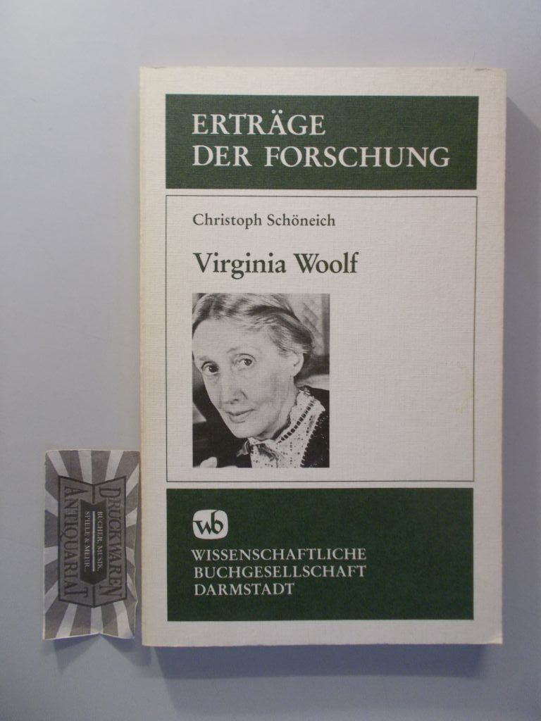 Virginia Woolf. Erträge der Forschung Band 266. - Schöneich, Christoph