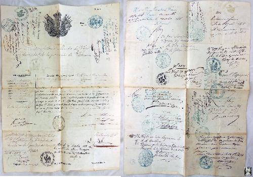 Antiguo Pasaporte - Old Passport : EL GOBERNADOR DE VALENCIA ANTONIO ...