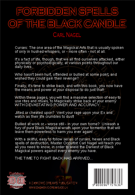 THE BOOK OF FALLEN DARKNESS Carl Nagel Occult Demon Black Magick Grimoire Magic 