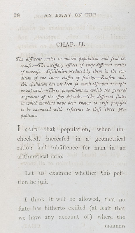an essay on the principle of population 1798