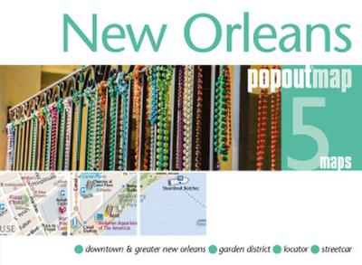 New Orleans PopOut Map (Popout Maps) - Popout Maps