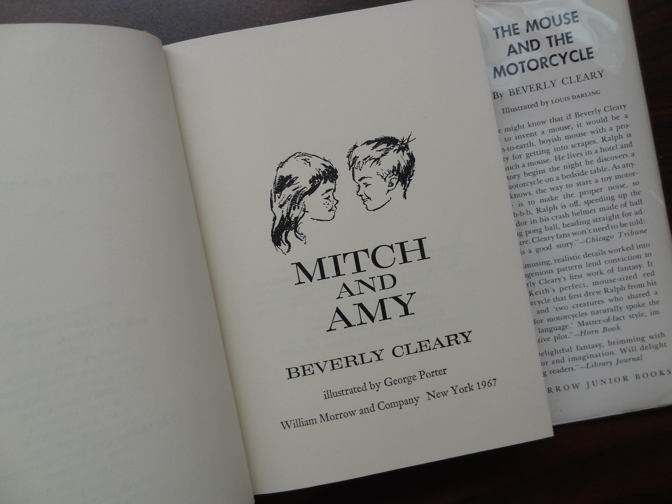 Mitch and Amy *1st by Cleary, Beverly: Near Fine Hardcover (1967) First