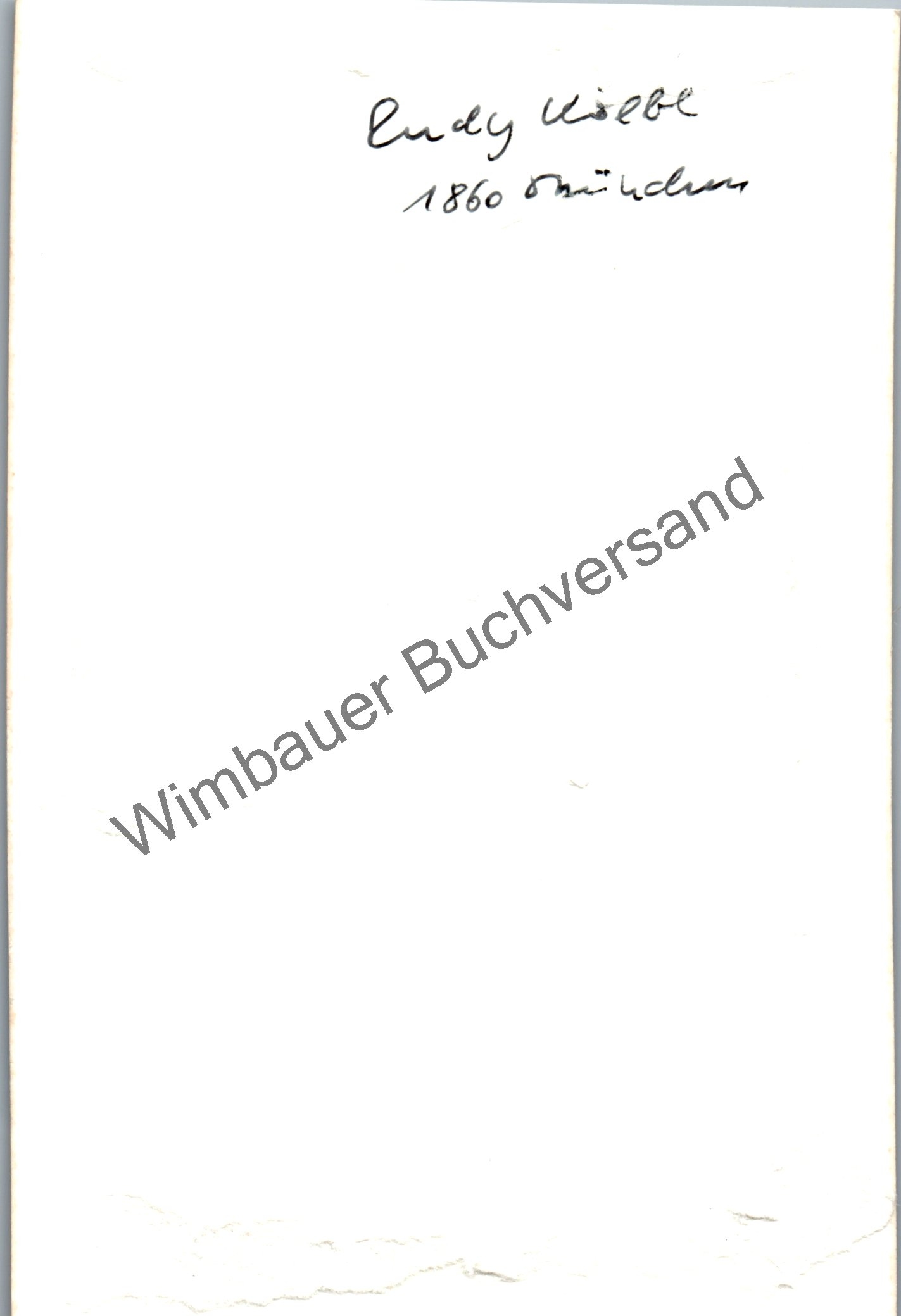 Rudolf Kölbl Autogrammmkarte TSV 1860 München Spieler 60er Jahre Original Sign 