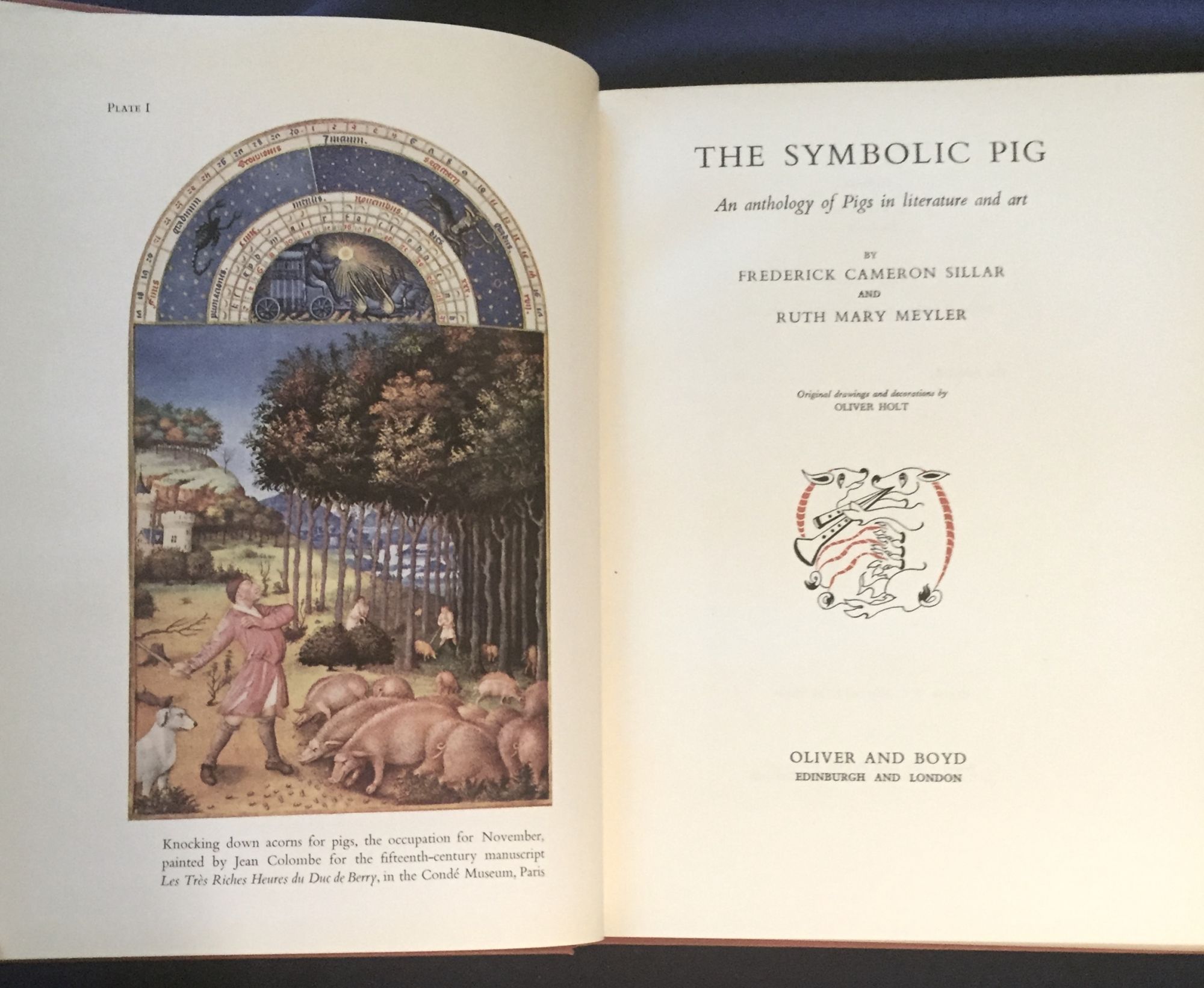 THE SYMBOLIC PIG; An Anthology of Pigs in literature and art / By ...