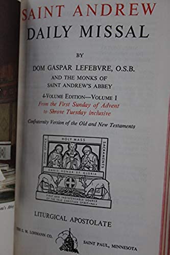 saint andrew daily missal saint andrew daily missal