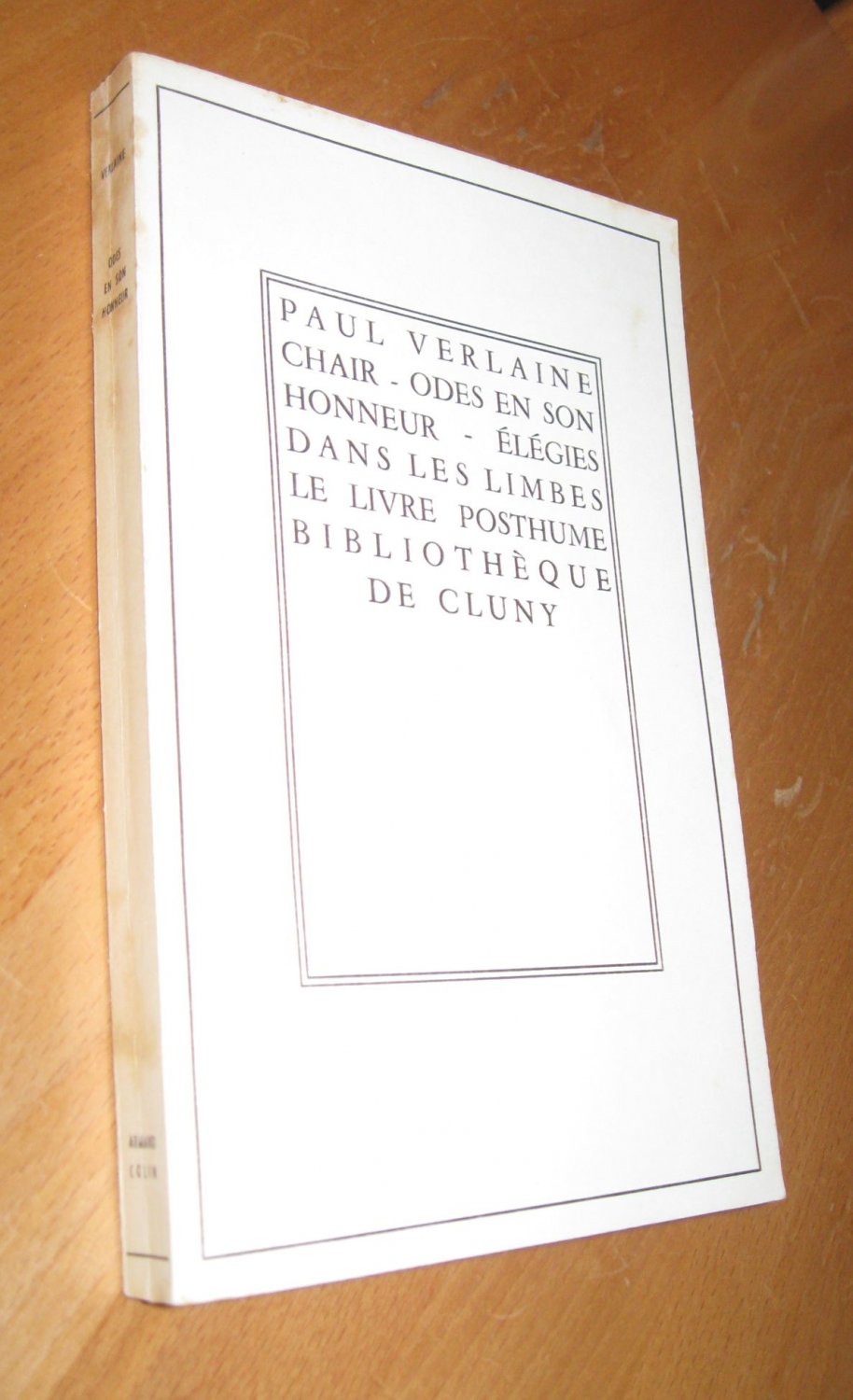 Odes en son honneur - Paul Verlaine