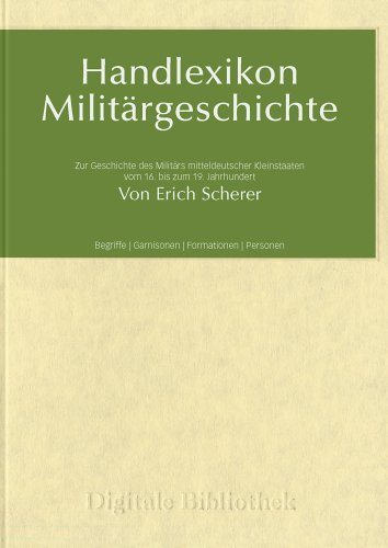 Handlexikon Militärgeschichte (PC+MAC) - Scherer, Erich