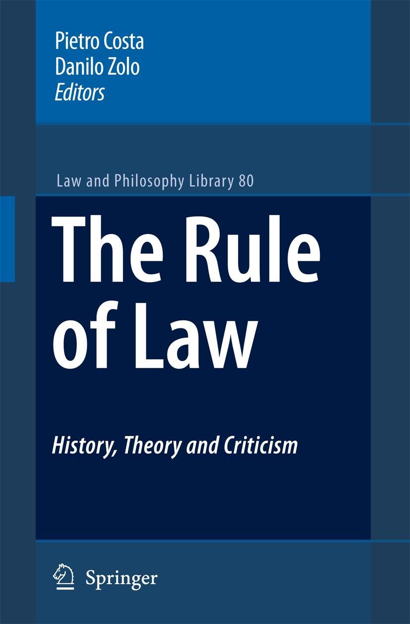 The Rule of Law - Costa, Pietro|Zolo, Danilo|Santoro, E.