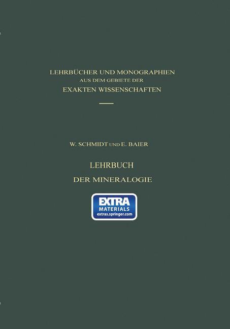 Lehrbuch der Mineralogie - W. Schmidt|Baier