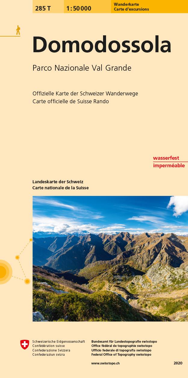 Swisstopo 1 : 50 000 Domodossola - Bundesamt für Landestopografie swisstopo