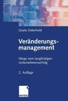 Veränderungsmanagement - Gisela Osterhold