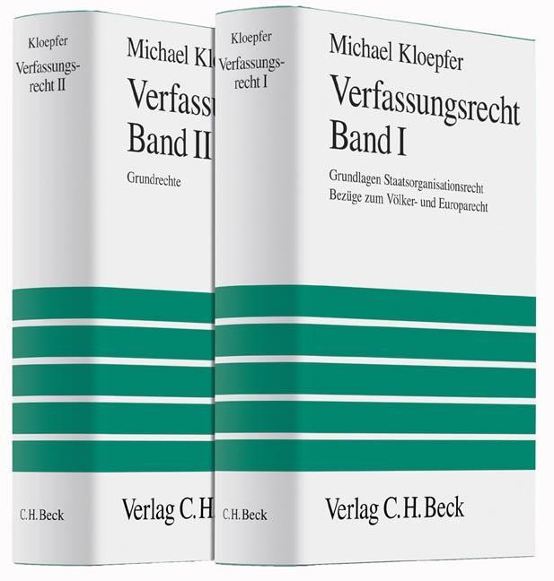 Verfassungsrecht 1 - Verfassungsrecht 2. 2 Bände - Michael Kloepfer