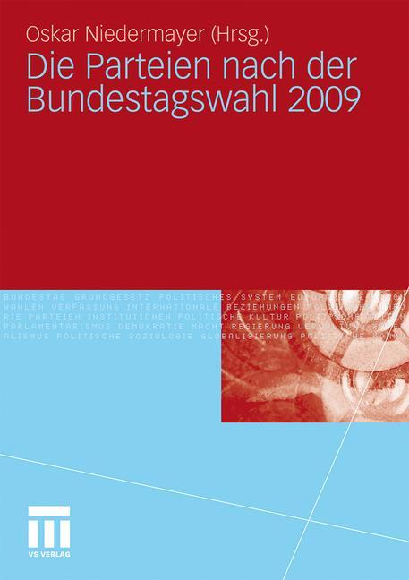 Die Parteien nach der Bundestagswahl 2009 - Niedermayer, Oskar