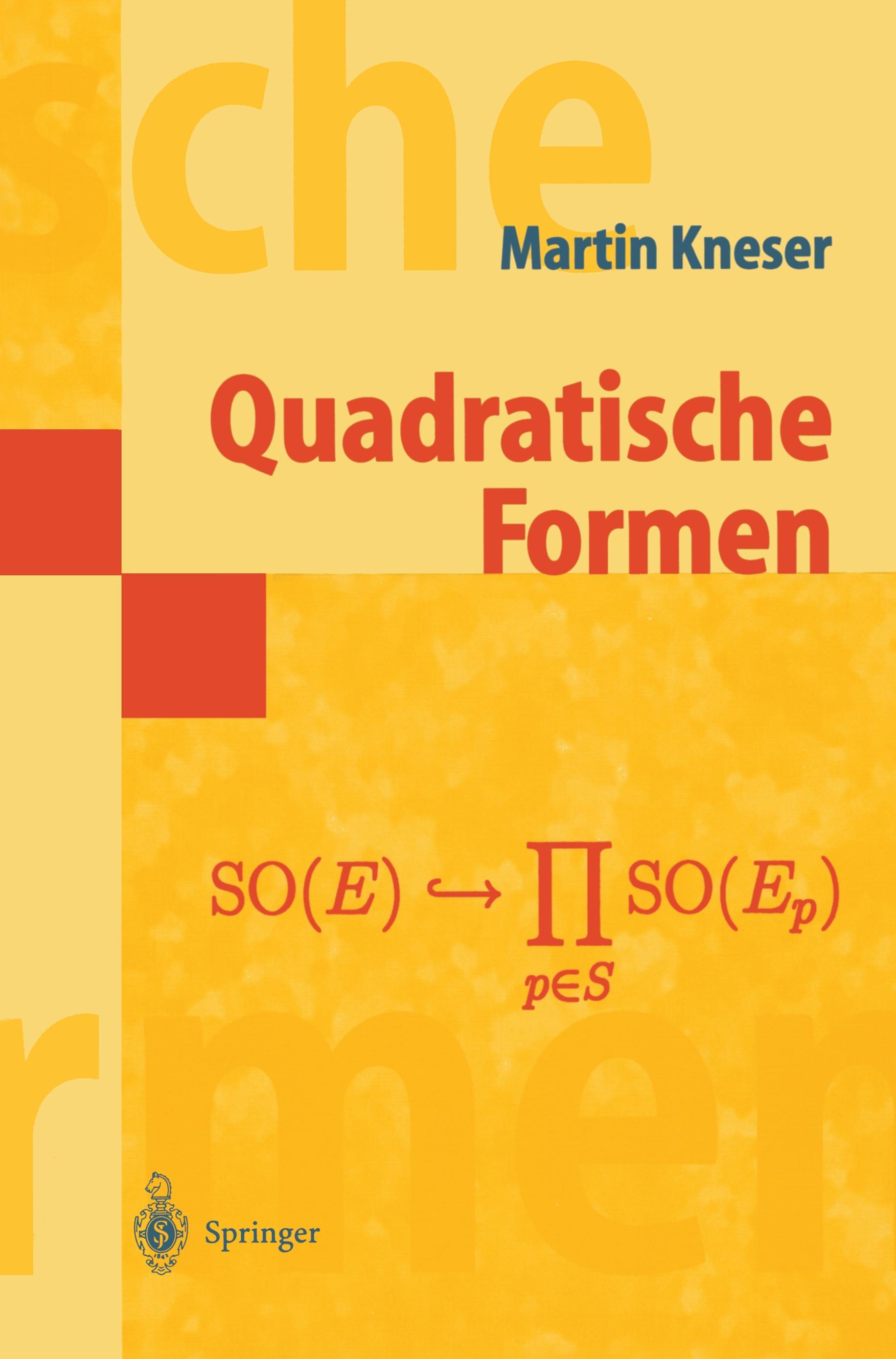 Quadratische Formen - Martin Kneser