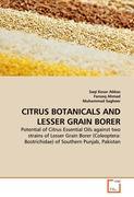 CITRUS BOTANICALS AND LESSER GRAIN BORER - Saqi Kosar Abbas|Farooq Ahmad|Muhammad Sagheer