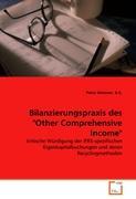 Bilanzierungspraxis des Other Comprehensive Income - Petra Wimmer, B.A.