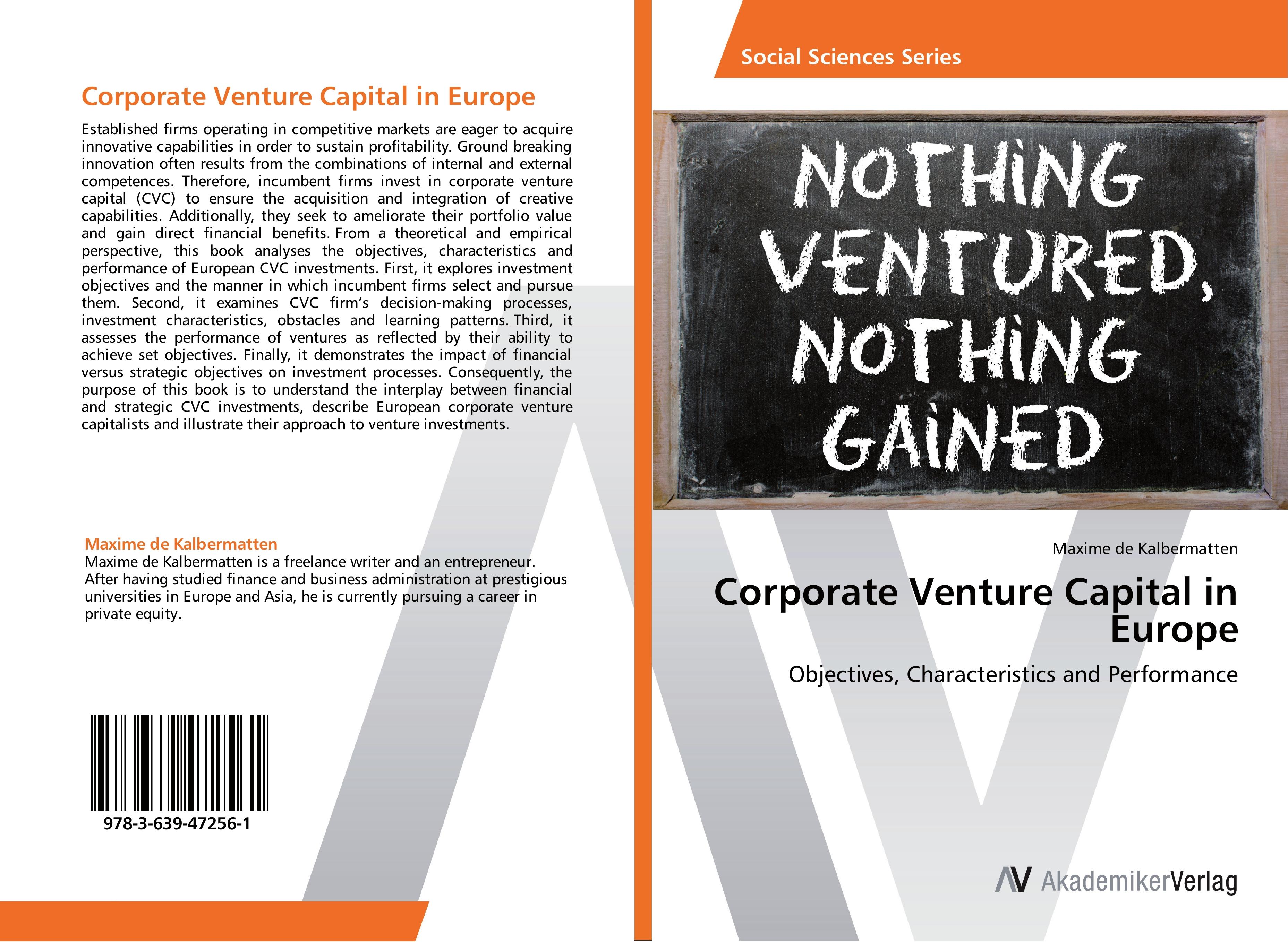Corporate Venture Capital in Europe - Maxime de Kalbermatten