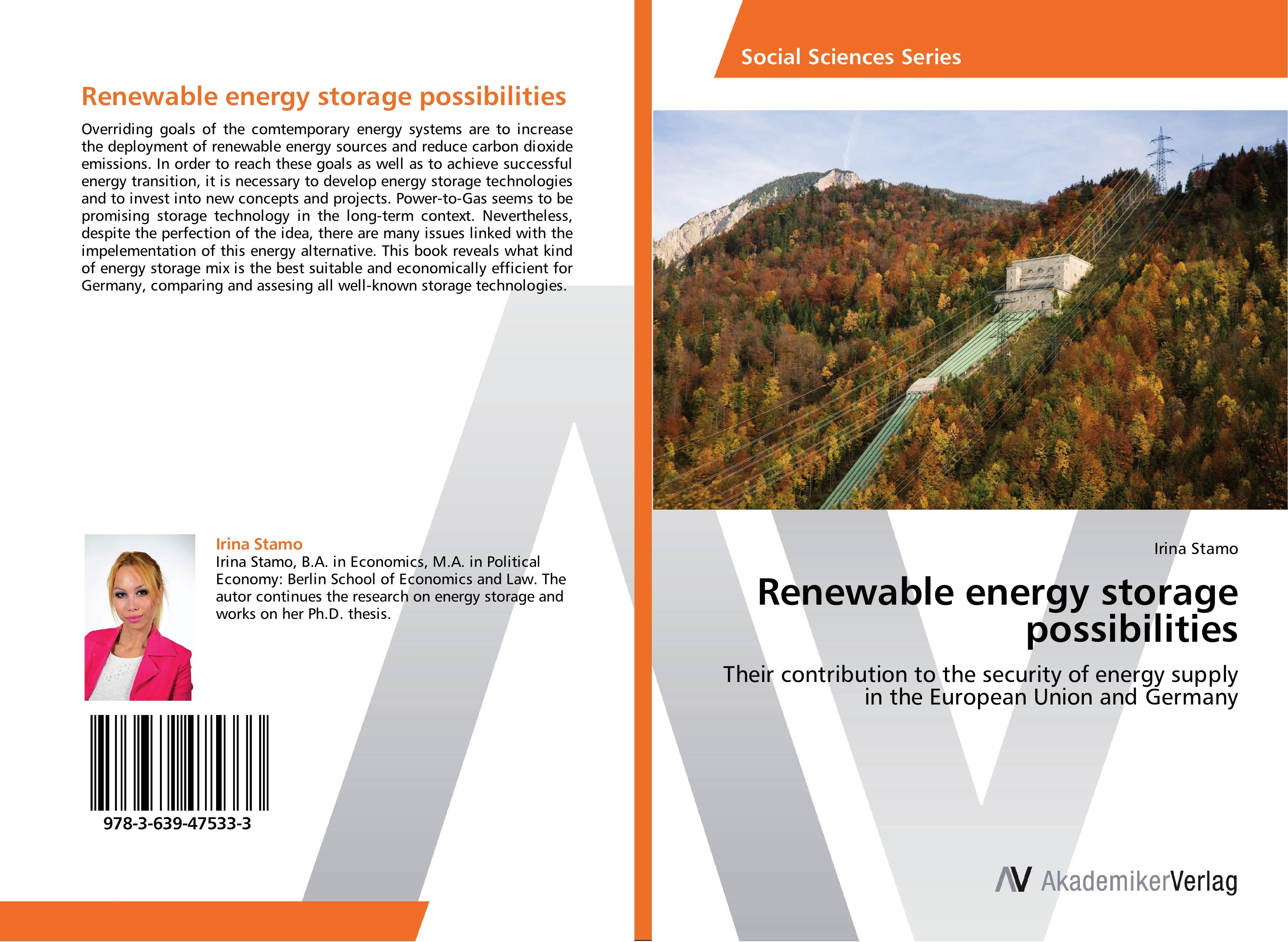 Renewable energy storage possibilities - Irina Stamo