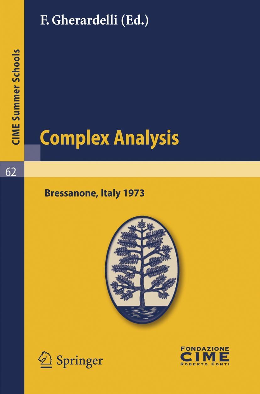 Complex Analysis - Gherardelli, F.